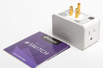 Smart plugs like the iDevices Switch can help promote energy efficiency for non-smart devices. Image: Digitized House Media.