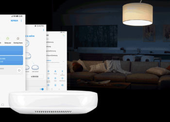 Day 10 of 12 Smart Gifts: Samsung Connect Home mesh Wi-Fi system. Image: Samsung.