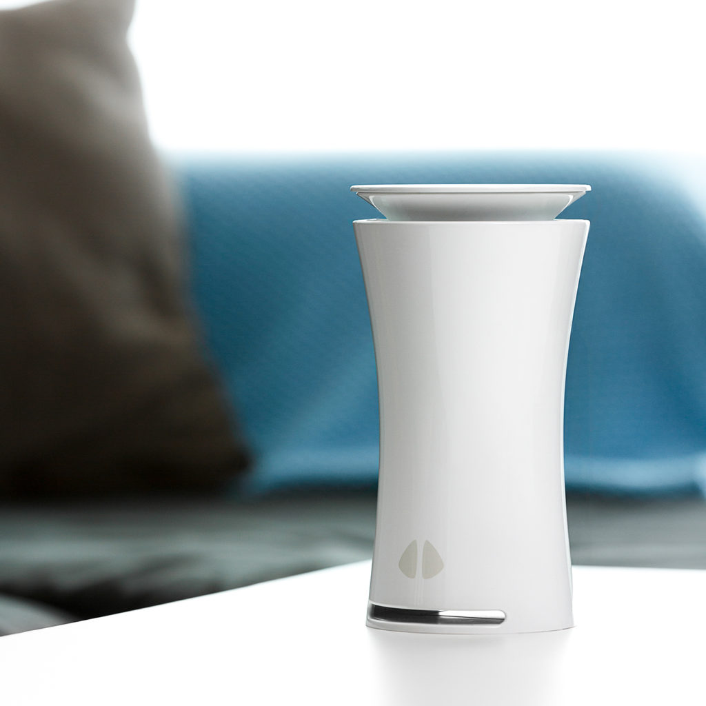 Positioned at the higher end of the smart air quality monitor spectrum, the $299 uHoo has 8 sensors to track various attributes, including air pressure, carbon monoxide, ozone levels, and more. Image: uHoo.