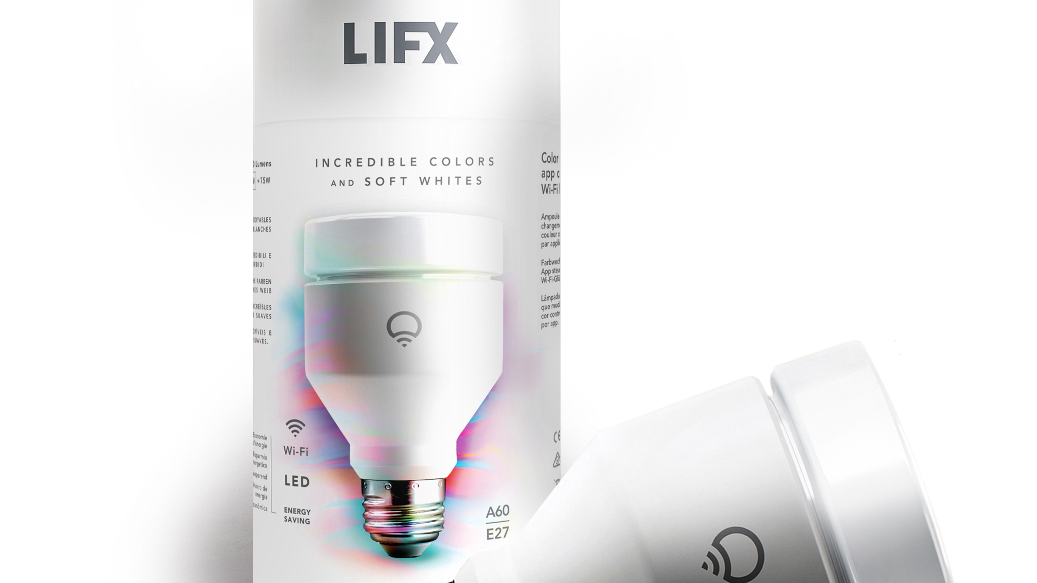 LIFX smart bulbs are among the choices for lamps that work with the Nest ecosystem. Image: LIFX.
