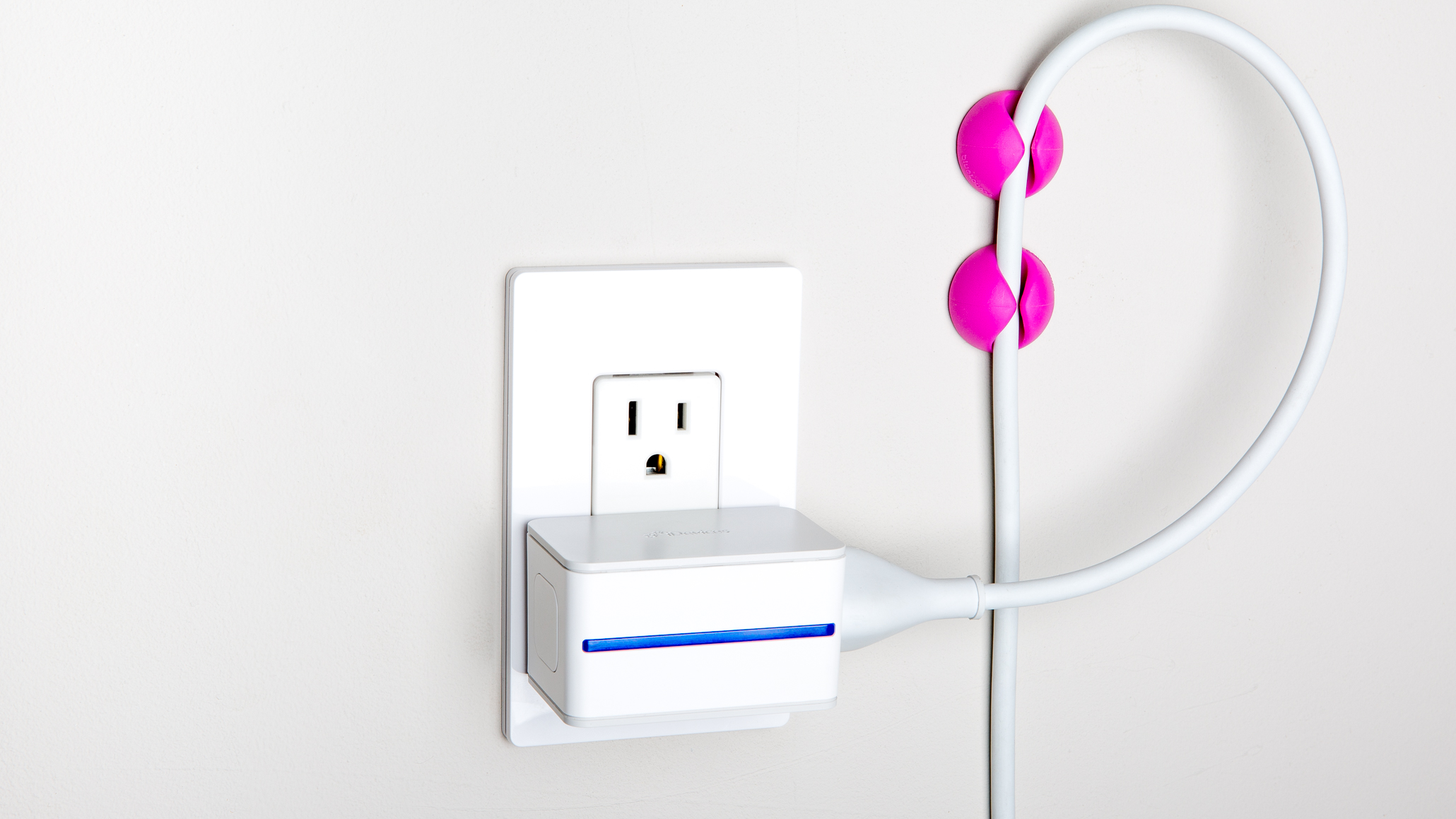 By connecting small appliances through a smart plug, the attached device can be turned off and on remotely from your smartphone. The iDevices Switch shown here works through the iDevices Connected app, Amazon Alexa digital assistant, Apple HomeKit, and other systems. Image: Digitized House Media.