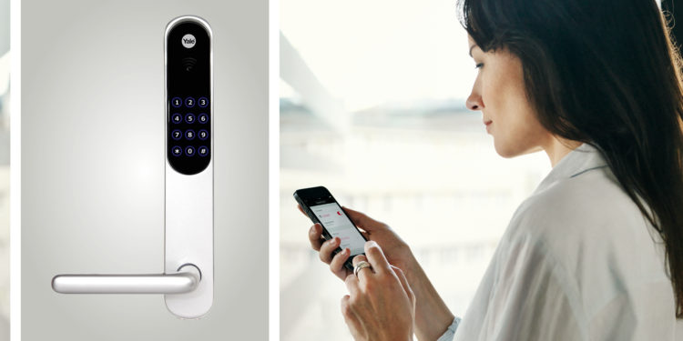 In Scandinavia, alarm monitoring company Verisure has added the Yale Doorman smart lock from ASSA ABLOY to their connected home repertoire. Image: ASSA ABLOY and Verisure.