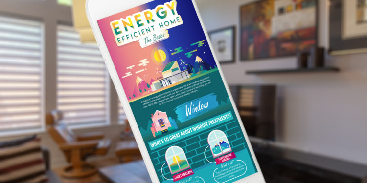 The infographic Energy Efficient Home: The Basics goes far behind the basics of building an energy efficient dwelling. Scroll into it below. Image: Blinds 2 Go.