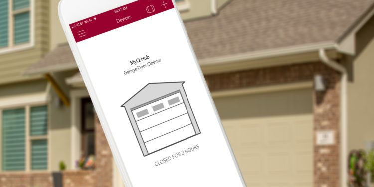 Do you know if your garage door is open or closed right now? The new generation of smart garage door opener controllers can let you check via your smartphone. Image: Digitized House Media.