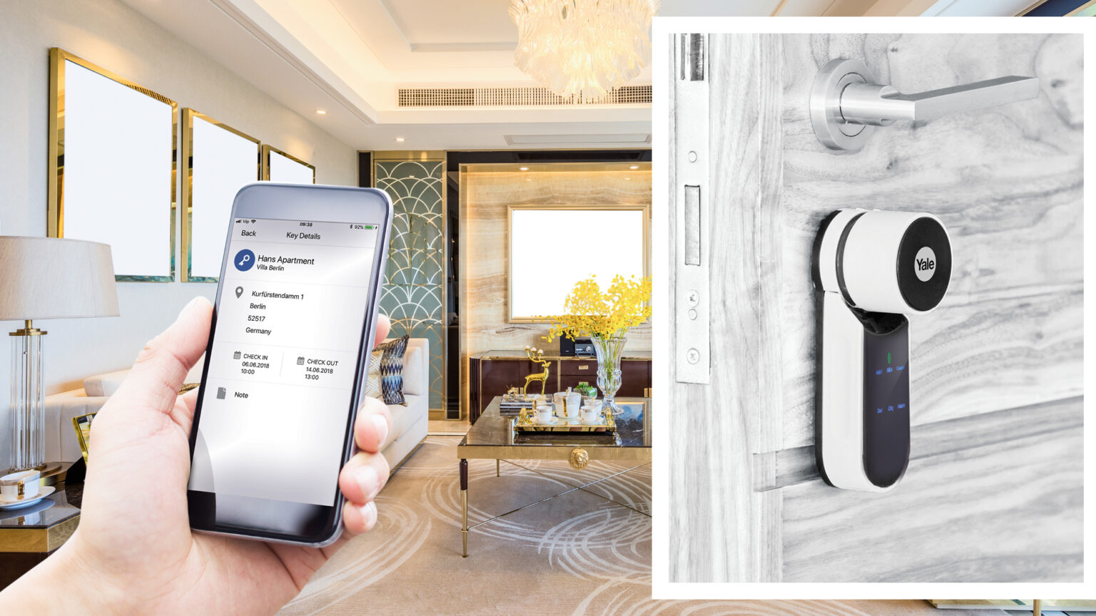 More European property rental services are relying on secure solutions around the ENTR smart door lock. Image: ASSA ABLOY/Intersoft/iStock.