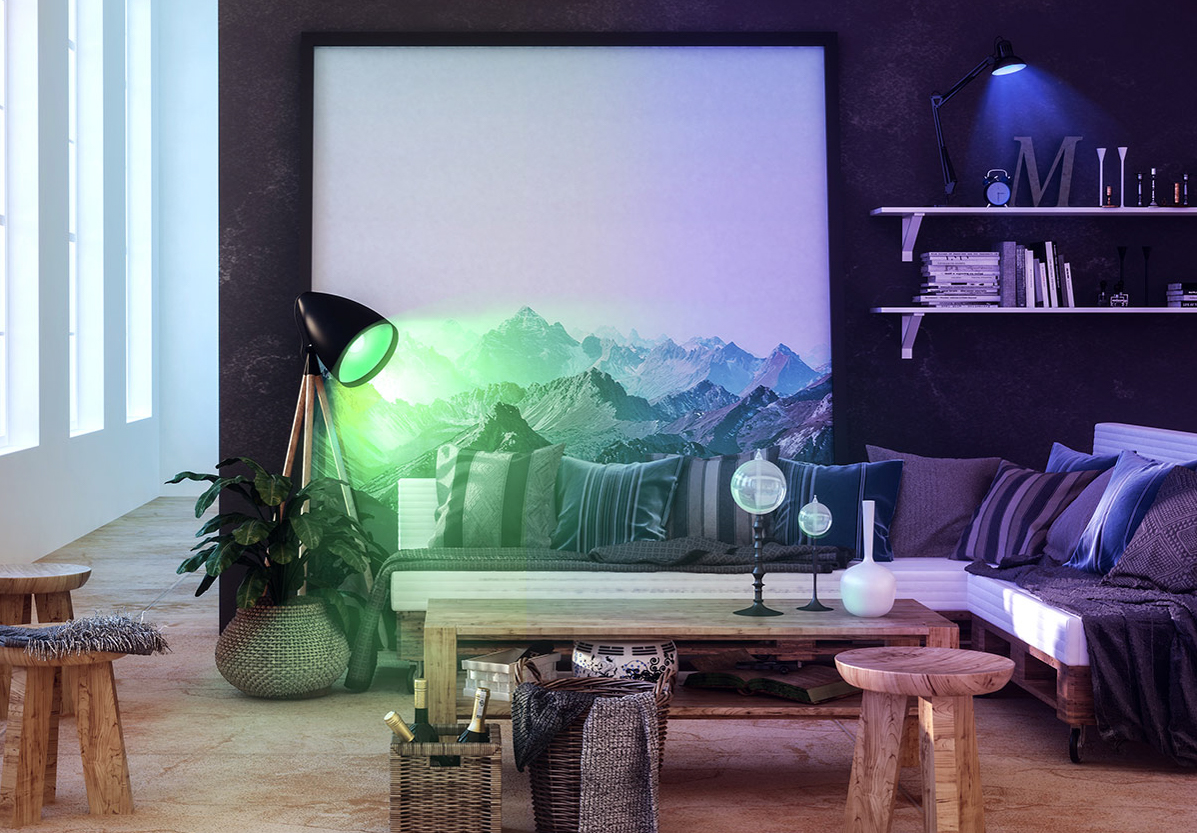 Smart LED lighting can be an alluring addition to your home, particularly for entertaining. Lifx offers various versions of smart lighting products, and all can be set through scene controls. Image: Lifx.