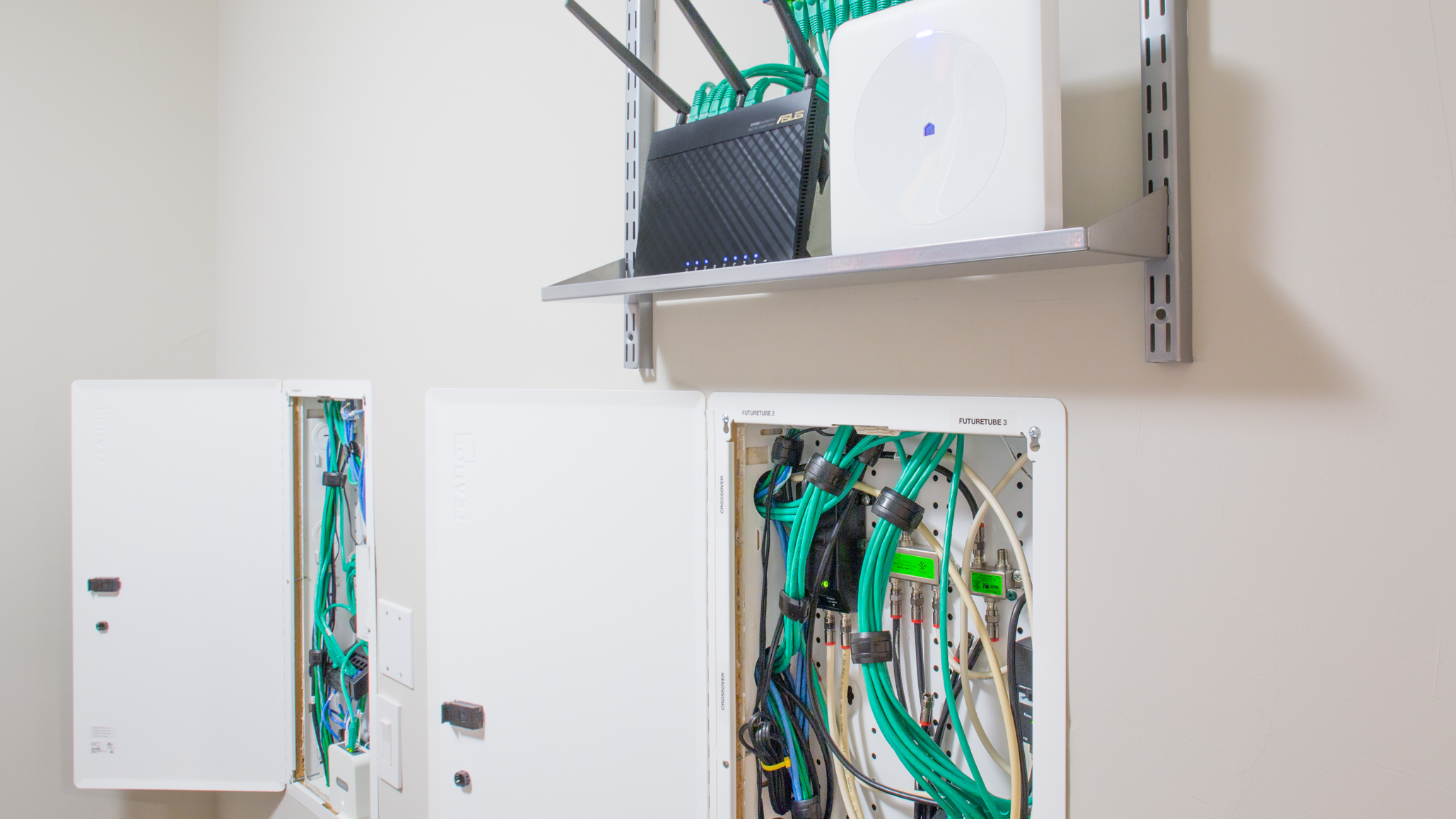 Structured Media Enclosure, Home Network Wiring Cabinet