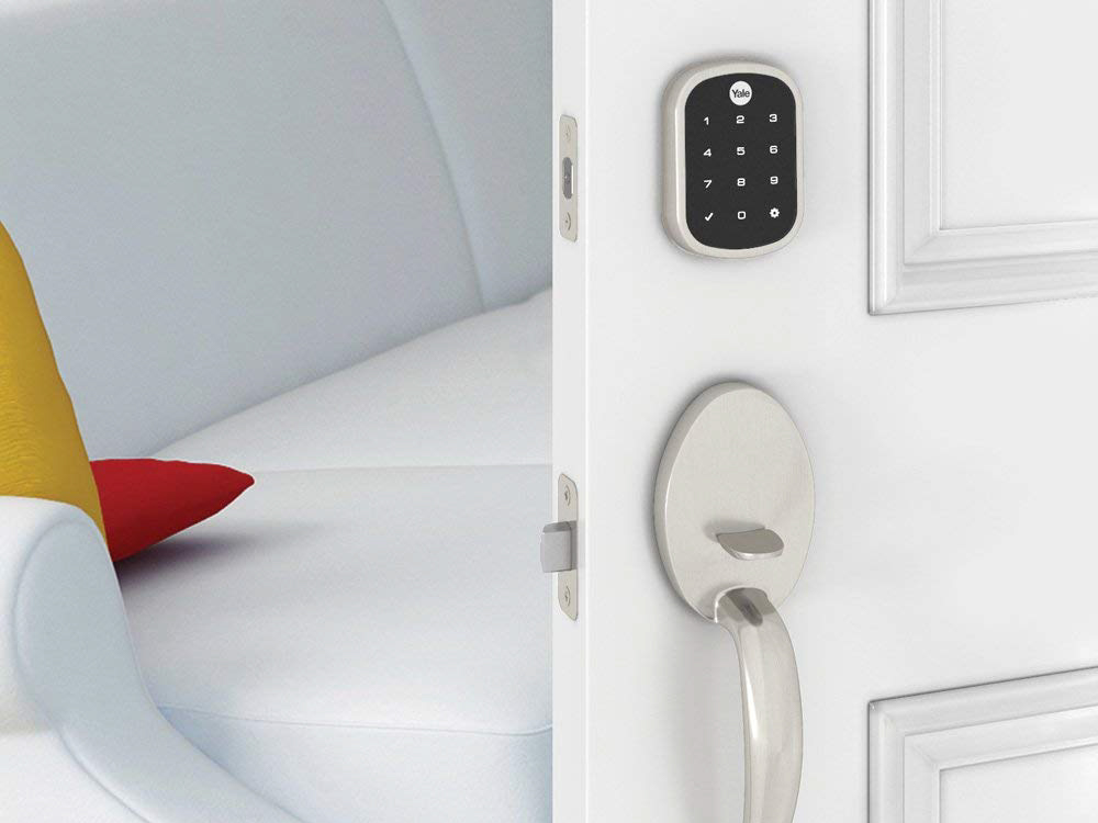 In contrast to native August smart locks, the Yale Assure Lock SL with the August app integration is entirely keyless. Image: Yale.