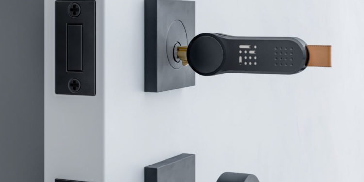 Locky brings smart features to conventional door locksets by enveloping your key with a hi-tech housing. Image: Locky.