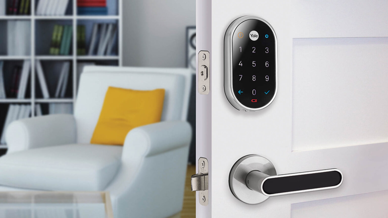 Smart door locks can be a secure addition to your rental property and a delight to tenants. Image: Nest and Yale.
