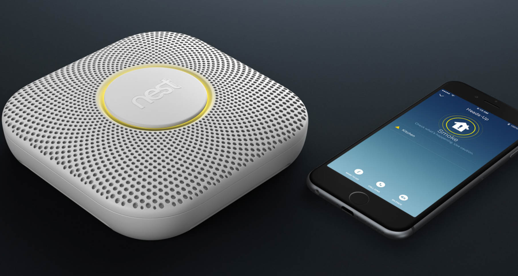 Google Nest Protect Smoke + CO Alarm.. Image: Google Nest.