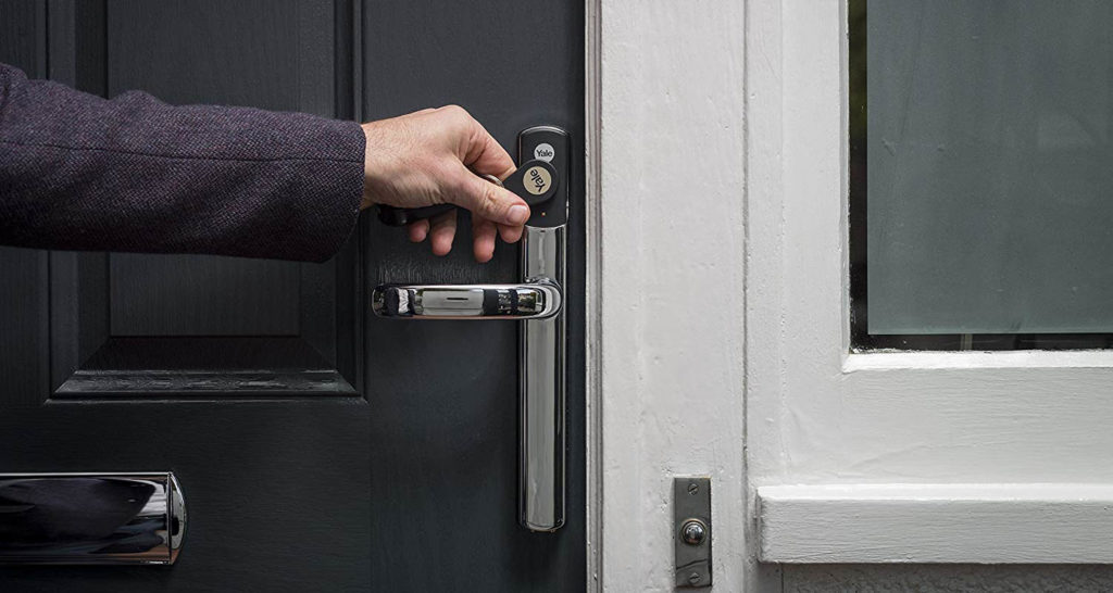 Smart door locks add convenience and security to your remodel. Image: Yale/ASSA ABLOY.