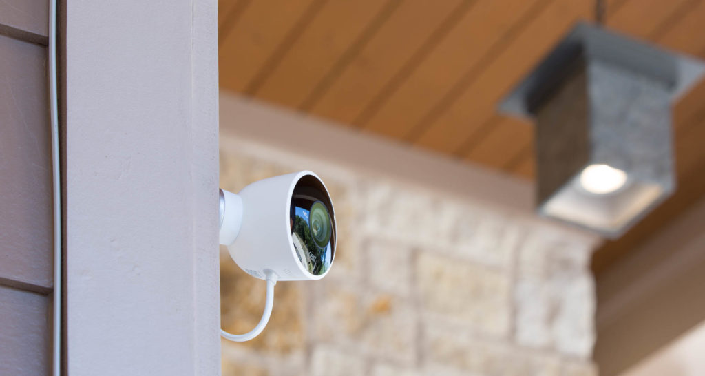 Security cameras, such as this Google Nest Cam Outdoor, are among the most popular upgrades.  Image: Digitized House.