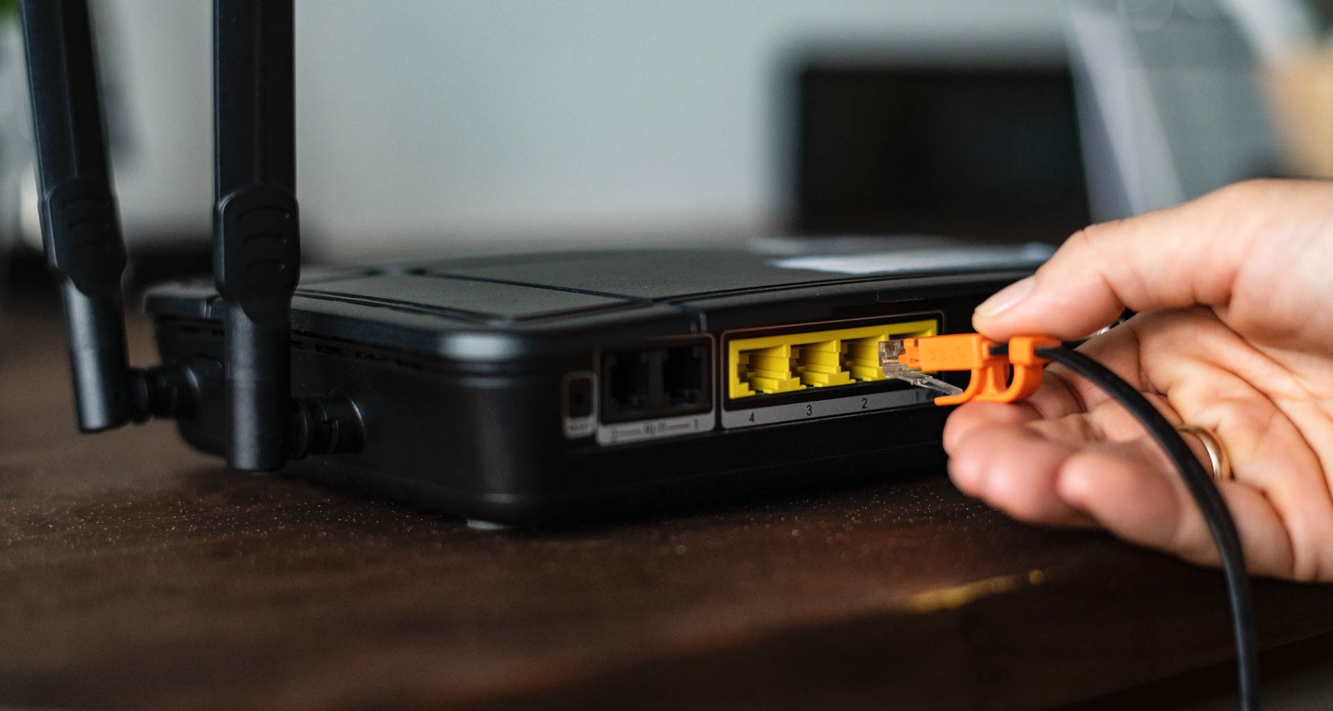 Your older router can be a limiting factor in your bandwidth. Most current routers will be able to keep up with whatever Internet package you choose. Image: rawpixel on Unsplash.