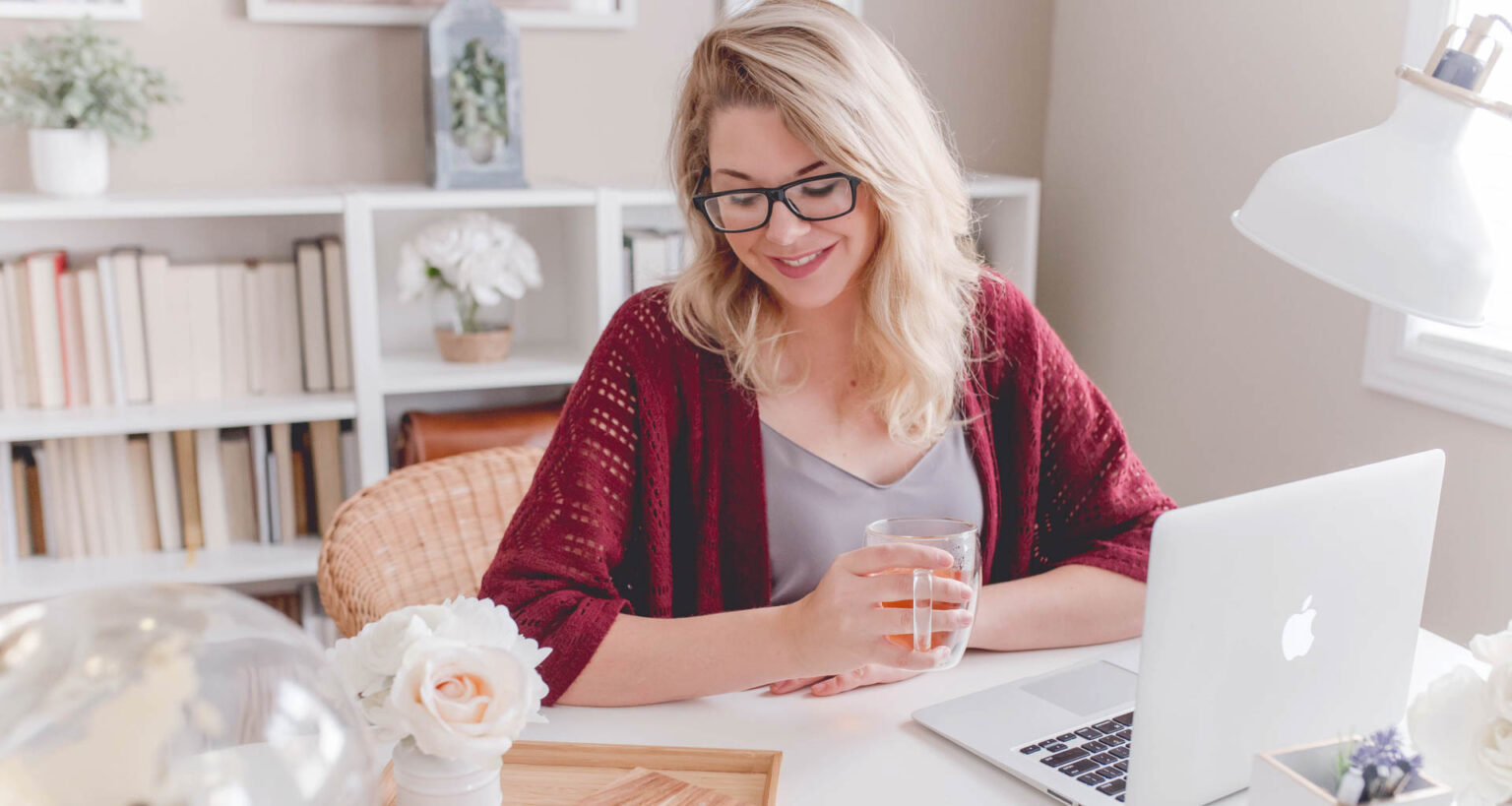 A modern, well-designed home office space can bring joy to your work regimen. Image: Paige Cody on Unsplash.