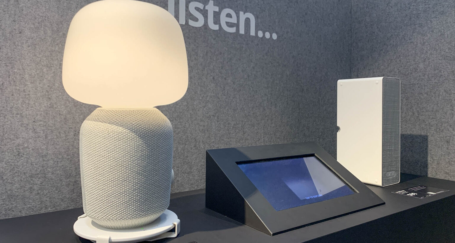 IKEA Symfonisk speakers, developed with Sonos, are in IKEA stores now. Image: Digitized House.