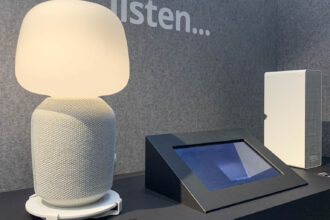 IKEA Symfonisk speakers, developed with Sonos, are in IKEA stores now. Image: Digitized House.