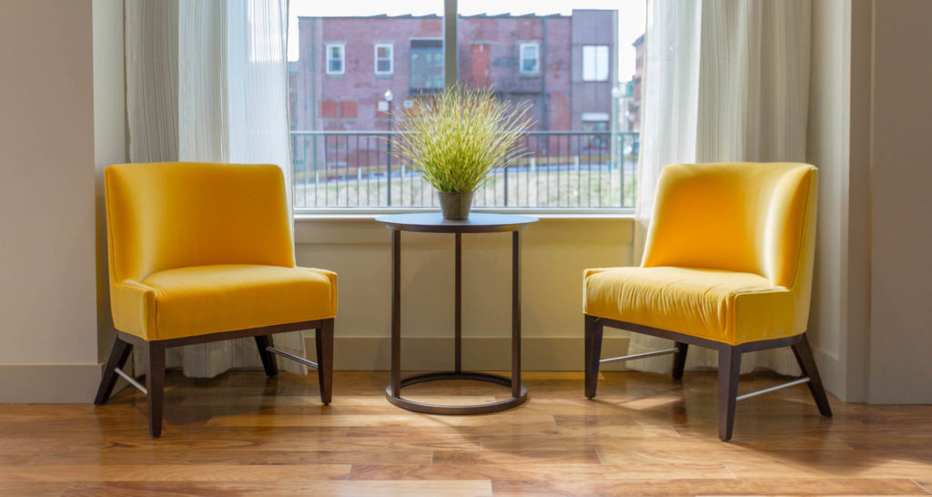 Fresh upholstery can make old pieces new again while making a bold décor statement in the new space. Image: Michael Browning on Unsplash.