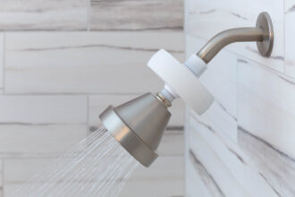 pani smart water monitor in moen shower