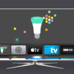 The Hue app on Apple TV enables control of Philips Hue smart lighting from the Apple TV screen. Image: Digitized House.