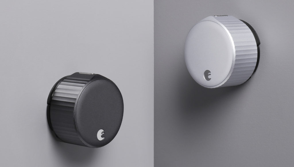  The August Wi-Fi Smart Lock will be available in black or silver, and will sell for $149. Image: August Home.