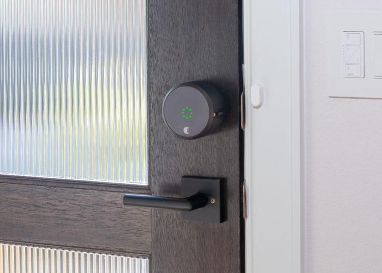 Our testing setup for the August Smart Lock Pro. Image: Digitized House.