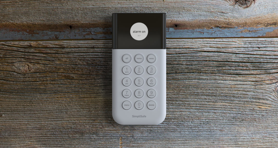simplisafe key fob red button