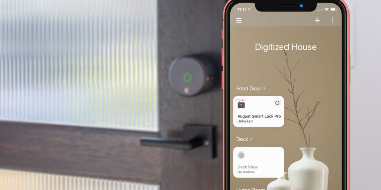 Smart locks are among the most popular ways to add security and safety to your home. Image: Digitized House Media.