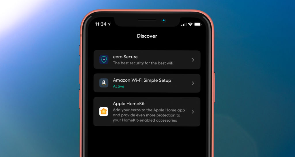 You will need the latest eero app on iOS or iPadOS in order to activate the Apple HomeKit security features. Image: Digitized House.