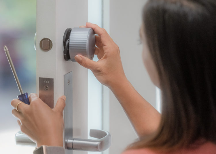 August Wi-Fi Smart Lock,Silver,Install