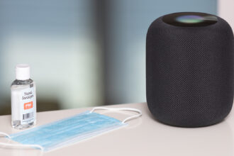 During the Covid-19 pandemic, voice control with smart speakers, such as the Apple HomePod, are a safe bet. Image: Digitized House.