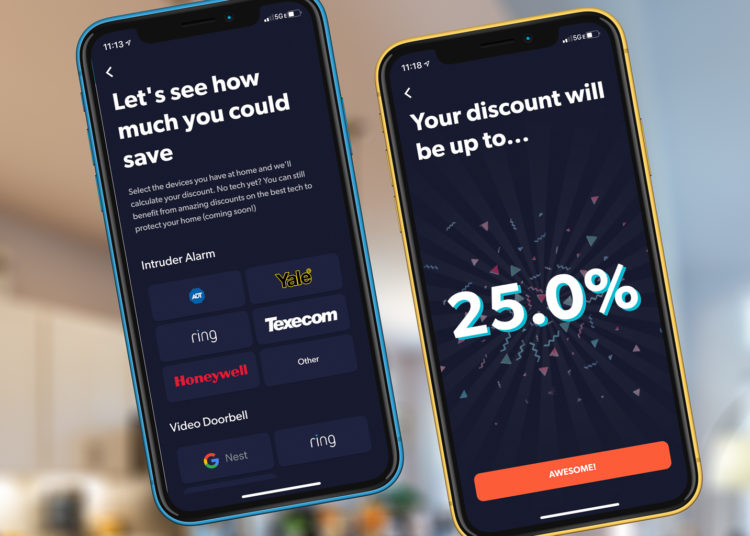 Hiro aims to rewrite home insurance through in-app discounts for smart home technology. Image: Digitized House.