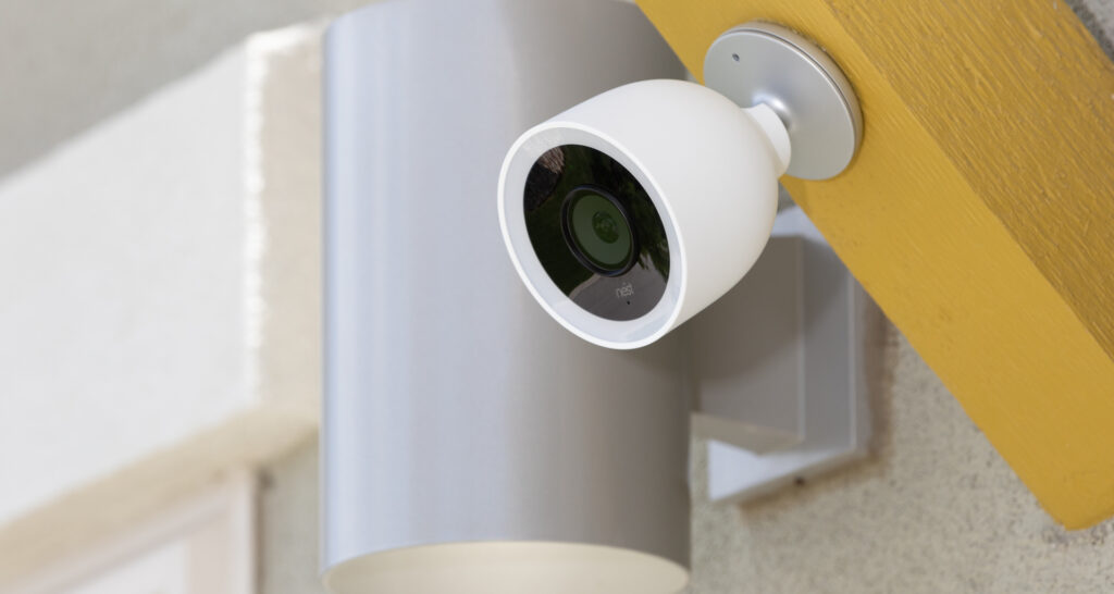 Security cameras, such as the Google Nest Cam IQ Outdoor, are worthwhile upgrades. Image: Digitized House.