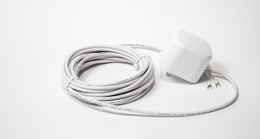The Ninety7 Indoor Power Adapter includes a 20-ft. power cable. Image: Digitized House.