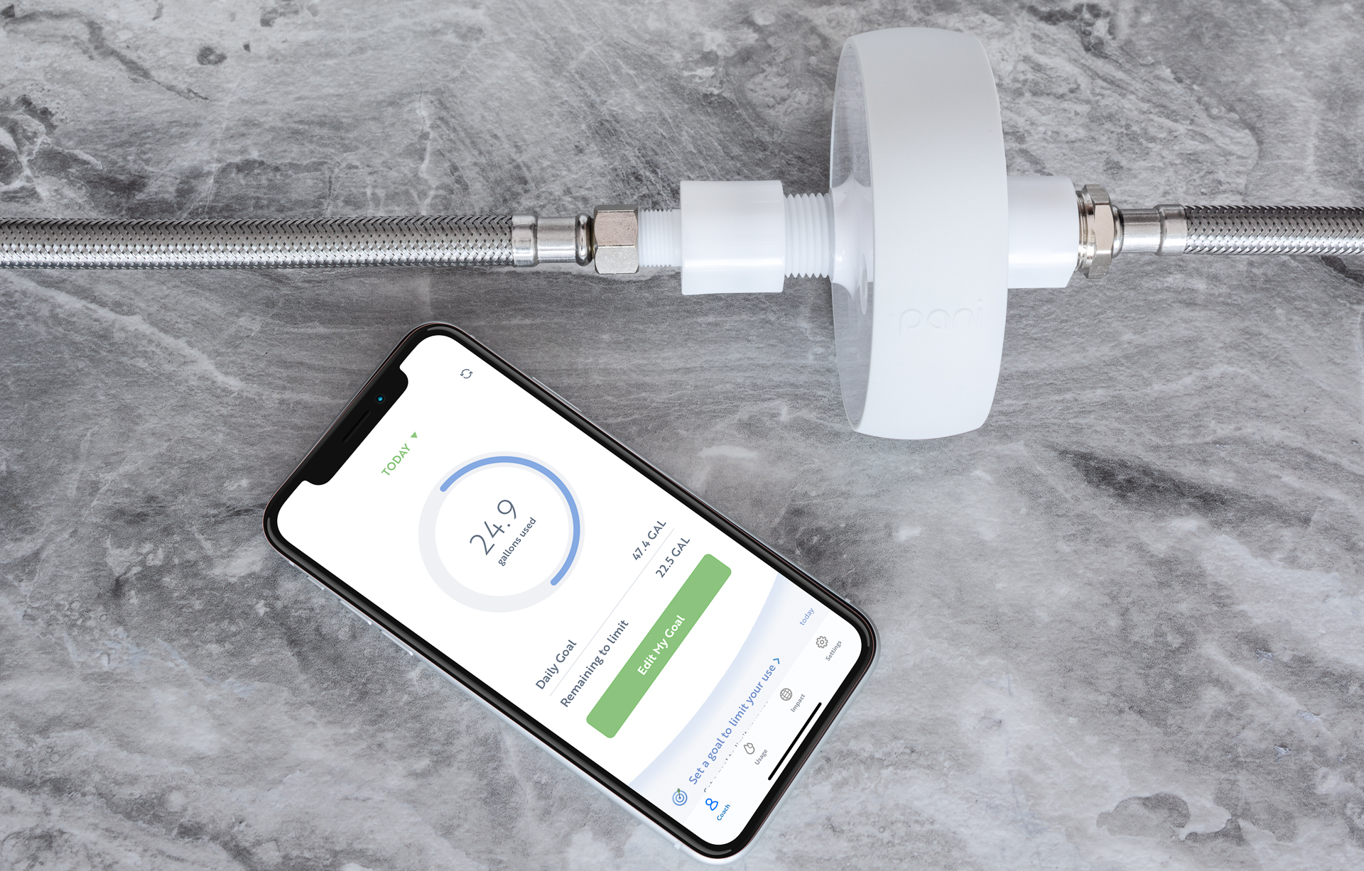 Smart water devices like the Pani Smart Water Monitor can significantly protect your home from leaks.  Image: Digitized house media.