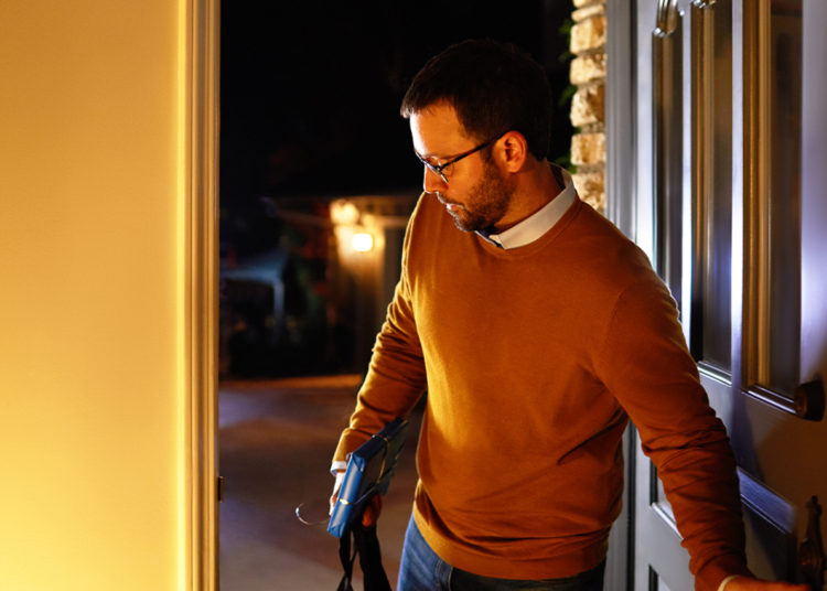 Coming later in September, August and Yale smart lock owners will be able to integrate Philips Hue lighting into automations. Here, the August Wi-Fi Smart Lock. Image: August and Yale.