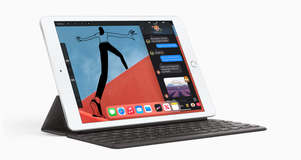 Apple iPad with Smart Keyboard. Image: Apple.