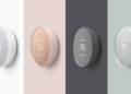 The latest Nest Thermostat is molded in plastic and sports a sleeker design. Image: Google.