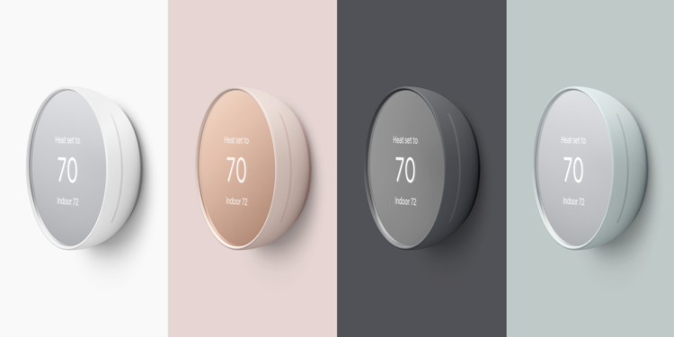 The latest Nest Thermostat is molded in plastic and sports a sleeker design. Image: Google.