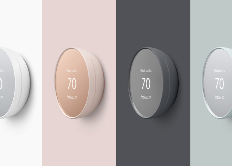 The latest Nest Thermostat is molded in plastic and sports a sleeker design. Image: Google.