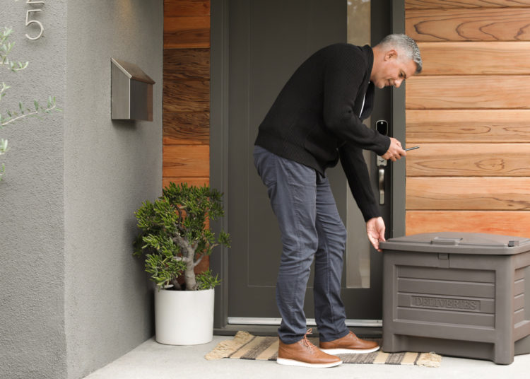 Yale Smart Delivery Box. Image: Yale.