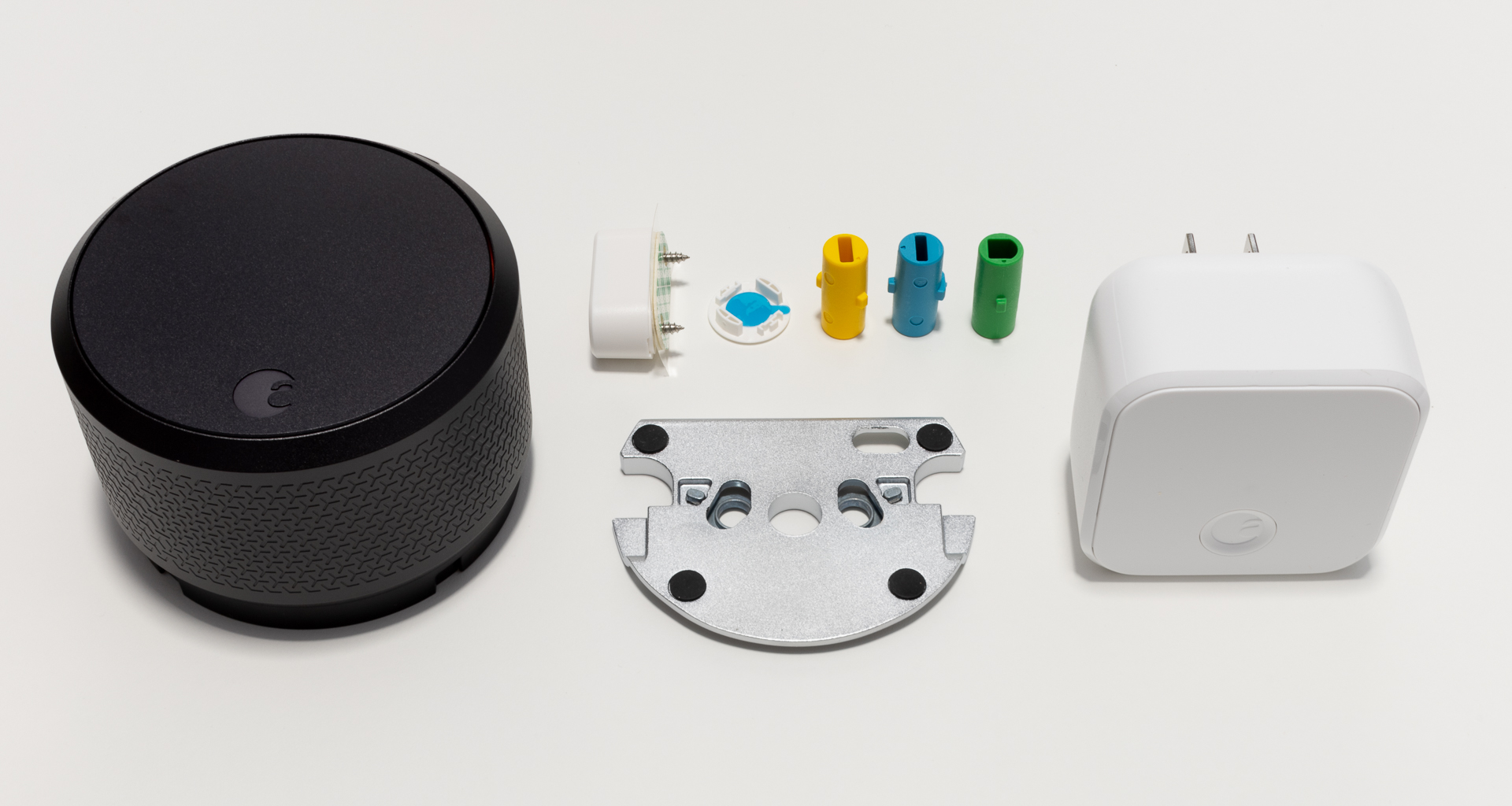 The August Smart Lock Pro components. Image: Digitized House.
