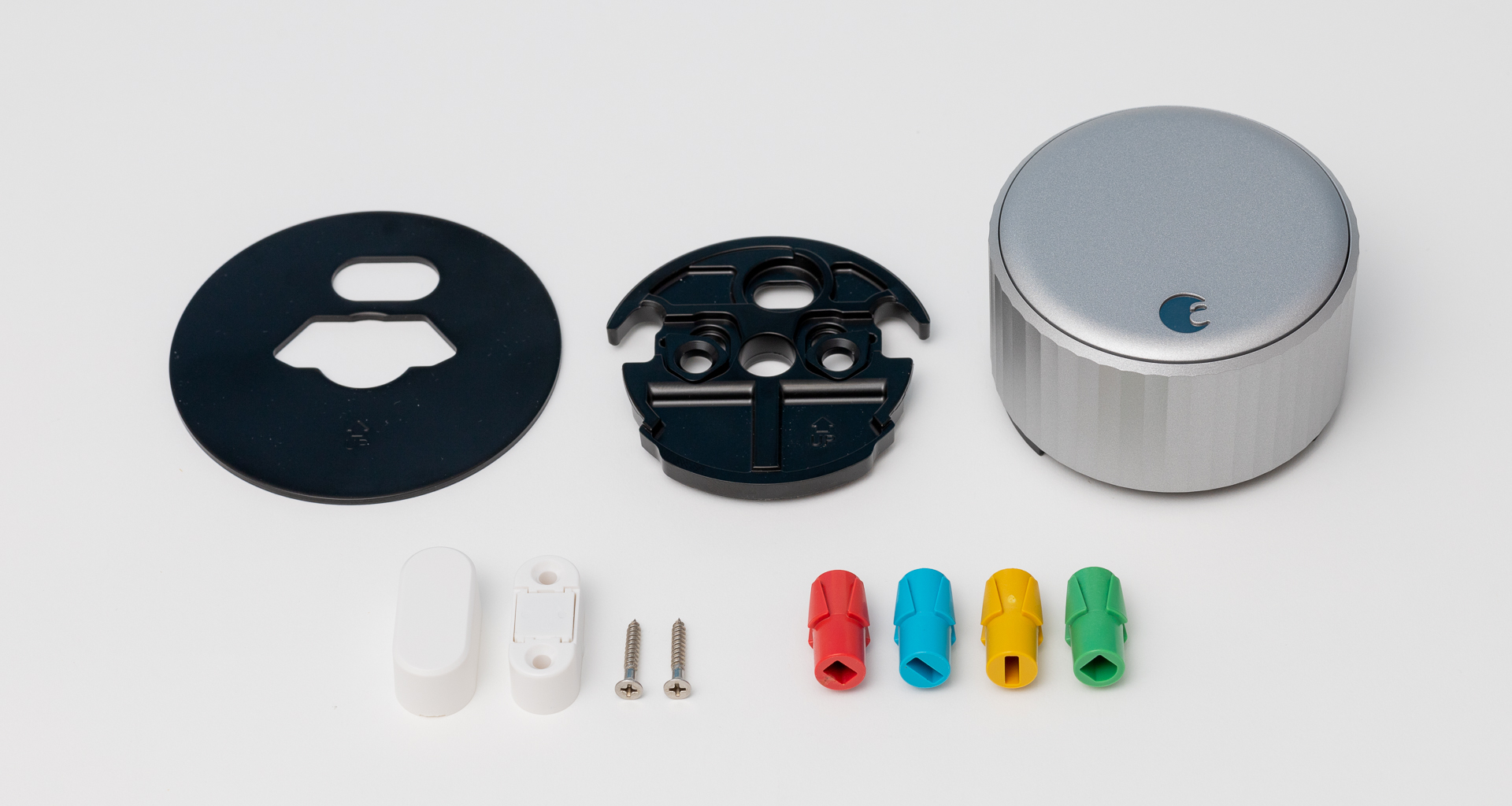 The August Wi-Fi Smart Lock components. Image: Digitized House.