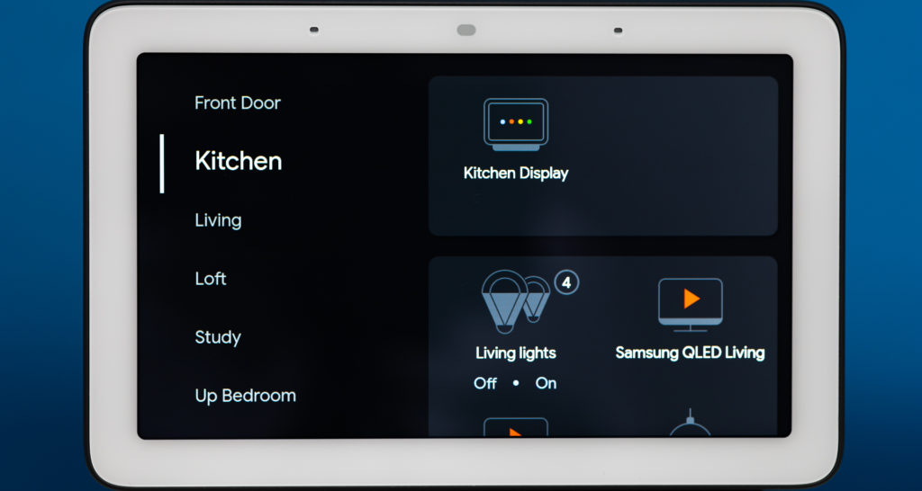Tapping the Rooms button from the Home Control screen gives way to the familiar room-by-room interface carried over from the previous version. Image: Digitized House.