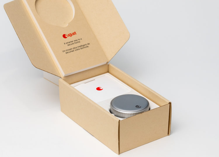 The August Wi-Fi Smart Lock is available at a special holiday 2021 deal. Image: Digitized House.