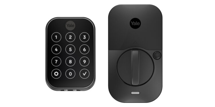 The new Assure Lock 2 from Yale Home has been slimmed down on both sides of the door. Image: Yale Home.