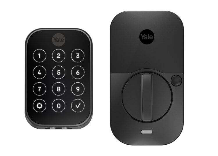 The new Assure Lock 2 from Yale Home has been slimmed down on both sides of the door. And on sale for Prime Day 2024. Image: Yale Home.
