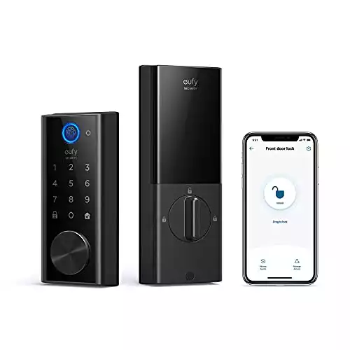 eufy Security Smart Lock Touch & Wi-Fi, Fingerprint Scanner, Keyless Entry Door Lock