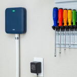 The Moen Smart Sprinkler Controller mounted on the wall in our Digitized House labs. Image: Digitized House Media.